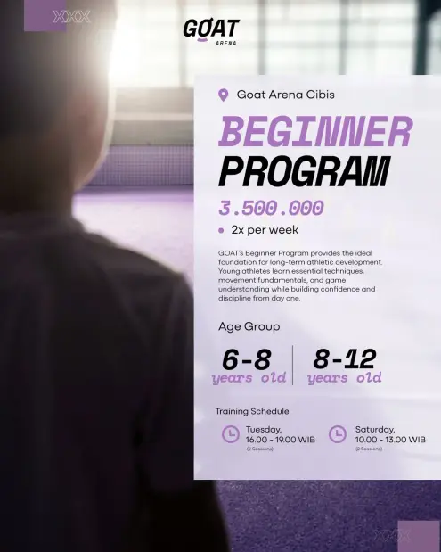 GOAT Arena Cibis Beginner Program poster