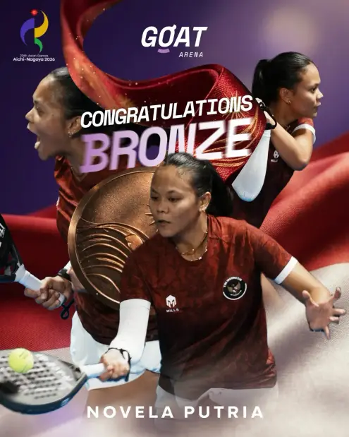 Congratulations bronze poster for Novela Putria